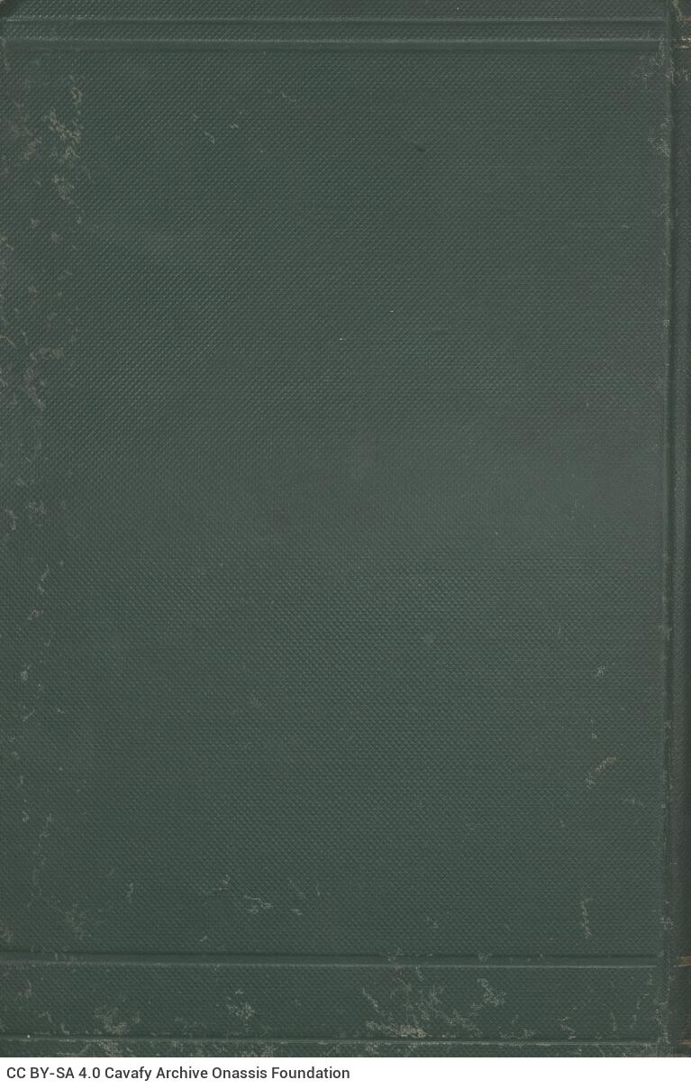 20 x 13 εκ. 10 σ. χ.α. + 644 σ. + 2 σ. χ.α., όπου στο φ. 1 χειρόγραφα σημειωμένος ο α